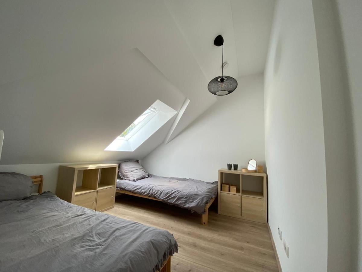 Helle 2 Zi. Wohnung Naehe Flughafen Muenchen Haimhausen  Luaran gambar